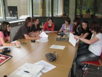 Projekt "Engagiert sein" - Schülerinnen des WPG Deutsch als Journalistinnen