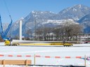 Besuchsbericht vom Aufbau der ersten Großwindanlage in der Ostschweiz 