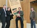 Das neue Büro der vorarlberger holzbau_kunst - dank Leader eine starke Erfolgsdrehscheibe rund ums Bauen mit Holz